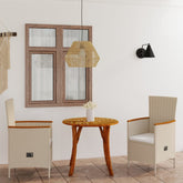 5 Piece Garden Dining Set Beige
